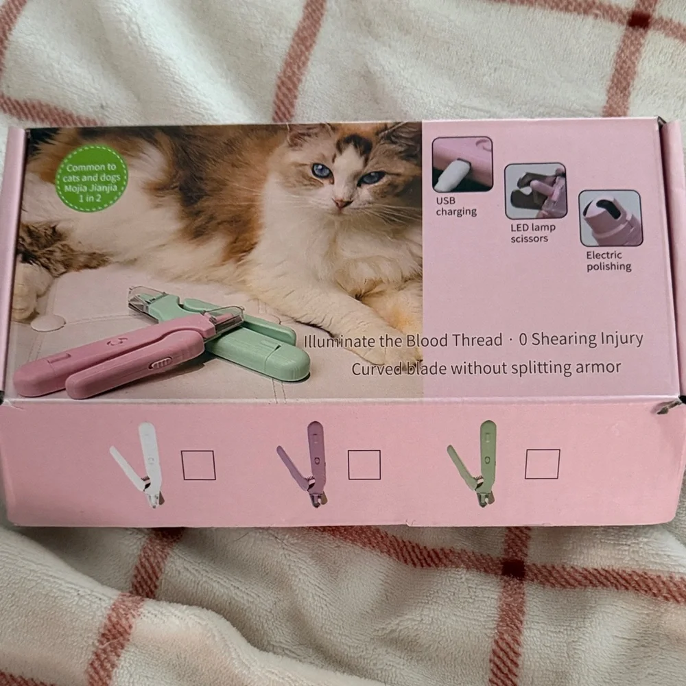 Source Unknown Pet Grooming Kit - Pink and Green Nail clipper and Grinder